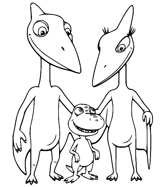 Dinosaur Train Coloring Pages 74
