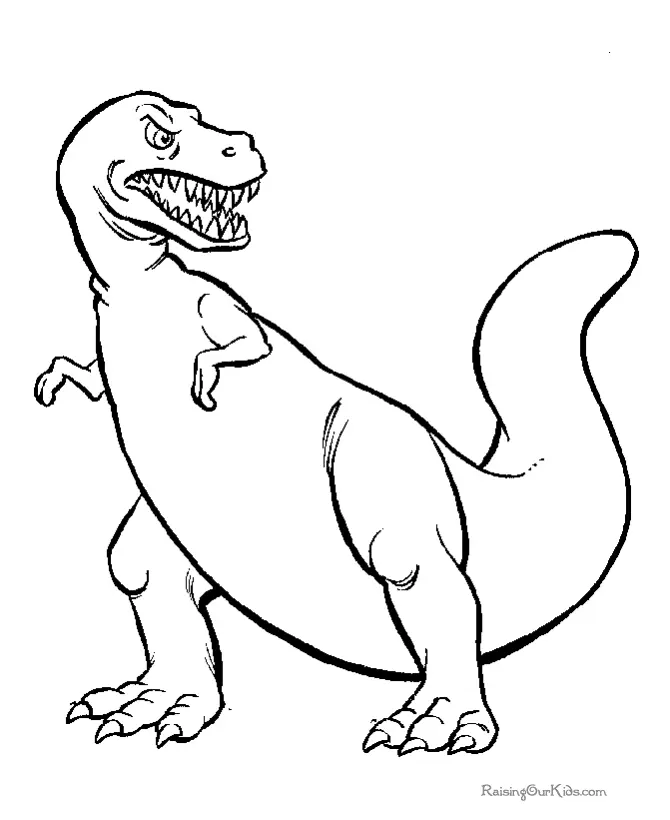 Desenhos de Dinossauros Para Colorir 1