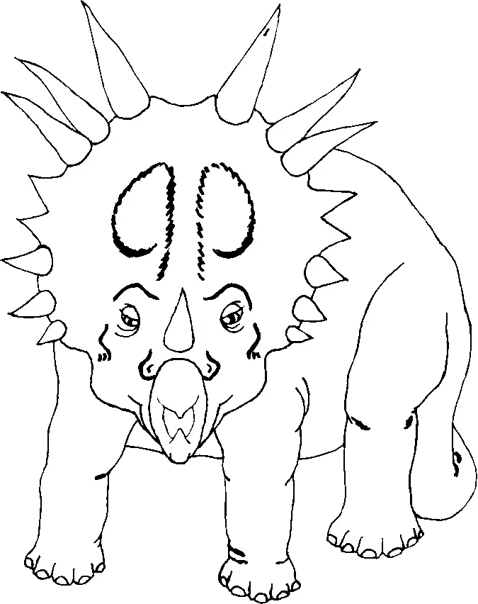 Desenhos de Dinossauros Para Colorir 15