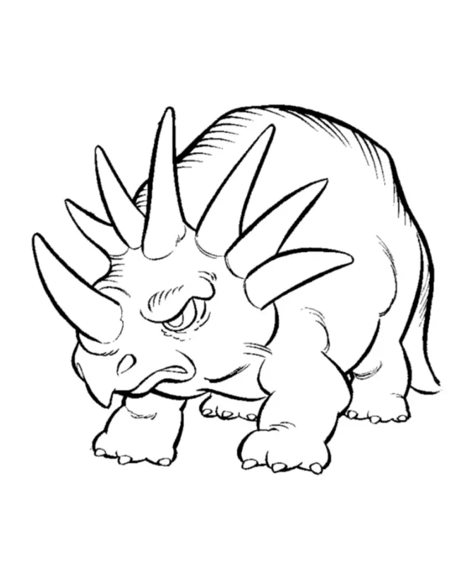 Desenhos de Dinossauros Para Colorir 25
