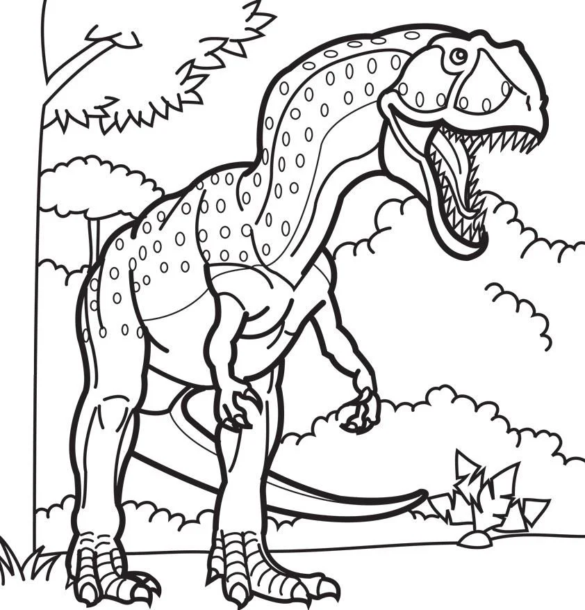 Desenhos de Dinossauros Para Colorir 38