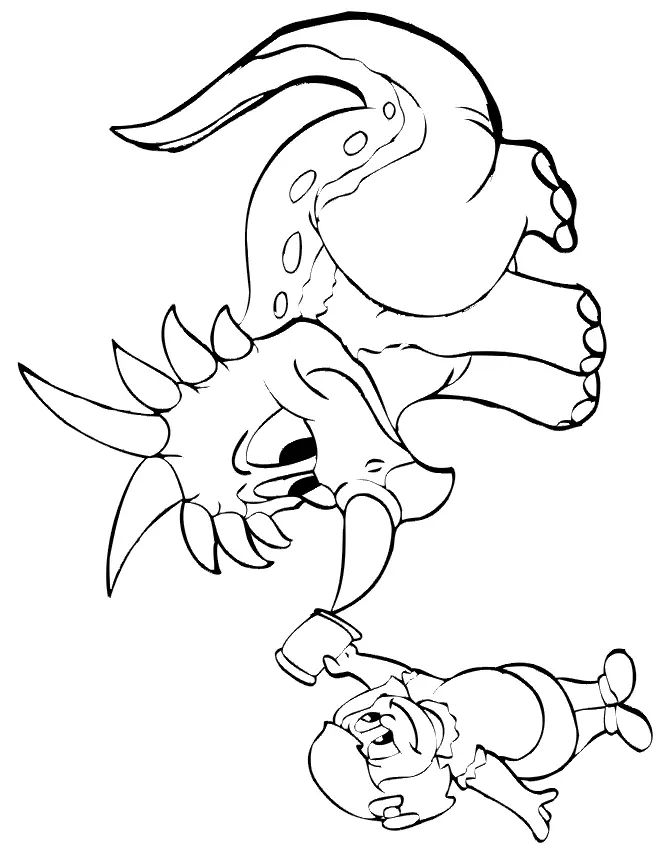 Desenhos de Dinossauros Para Colorir 54