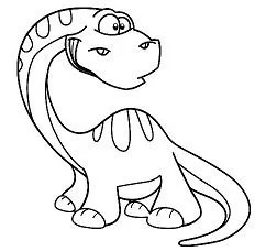 Diplodocus Para Colorear 12