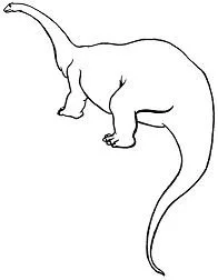 Diplodocus Para Colorear 14