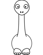 Diplodocus Para Colorear 21