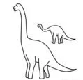 Diplodocus Para Colorear 25
