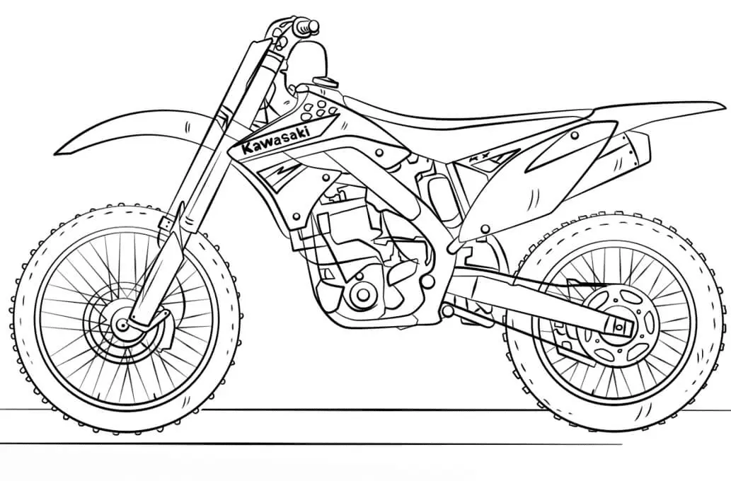 Dirt Bike Coloring Pages 13