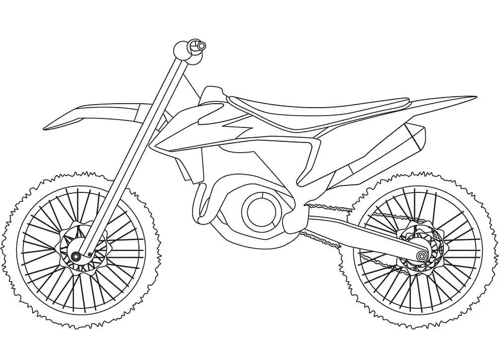 Dirt Bike Coloring Pages 20
