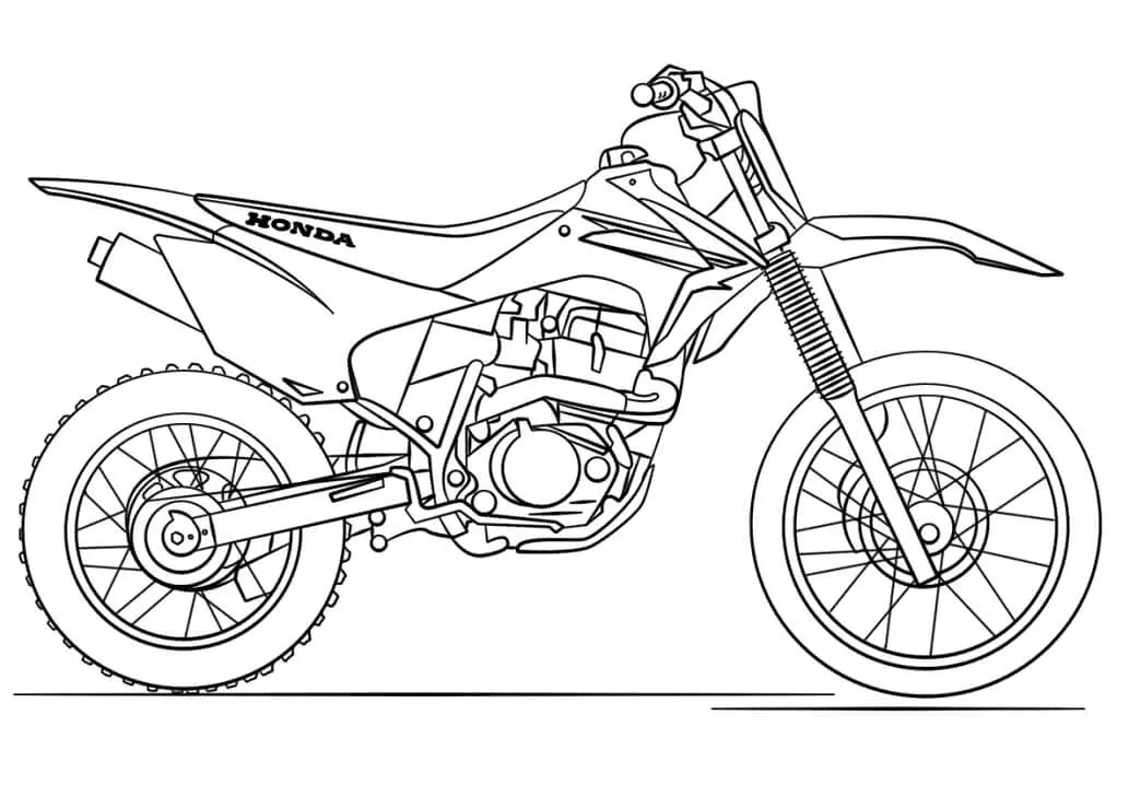 Dirt Bike Coloring Pages 27
