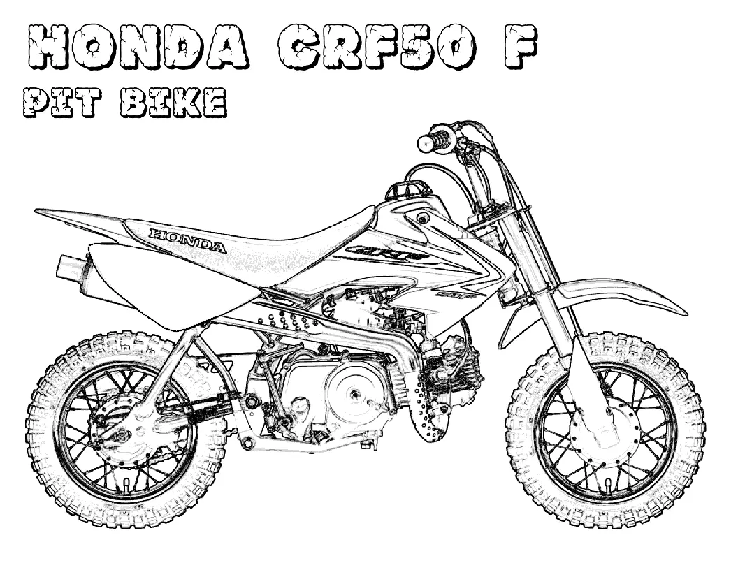 Dirt Bike Coloring Pages 29