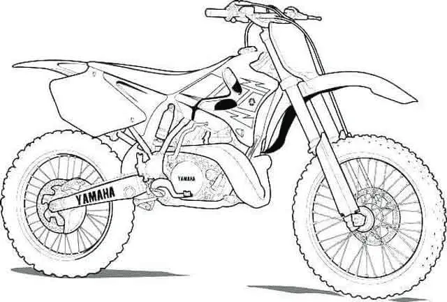 Dirt Bike Coloring Pages 3