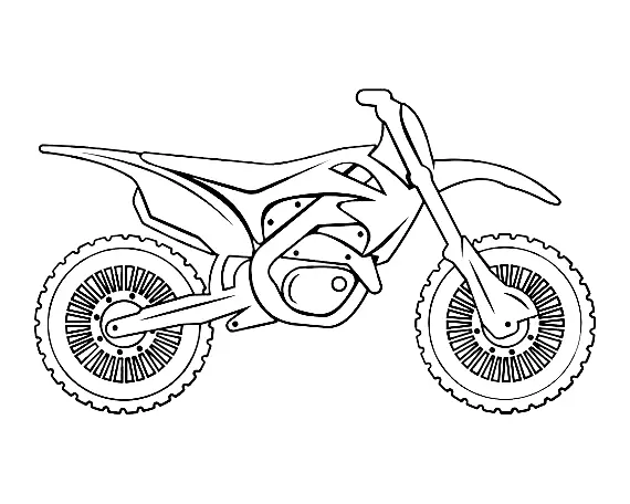 Dirt Bike Coloring Pages 30