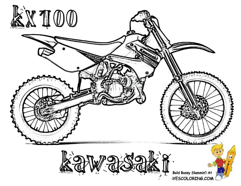 Dirt Bike Coloring Pages 31
