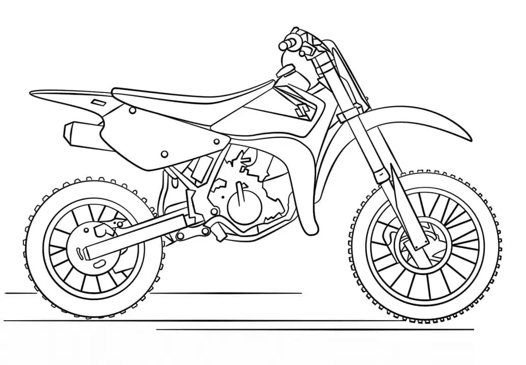 Dirt Bike Coloring Pages 34