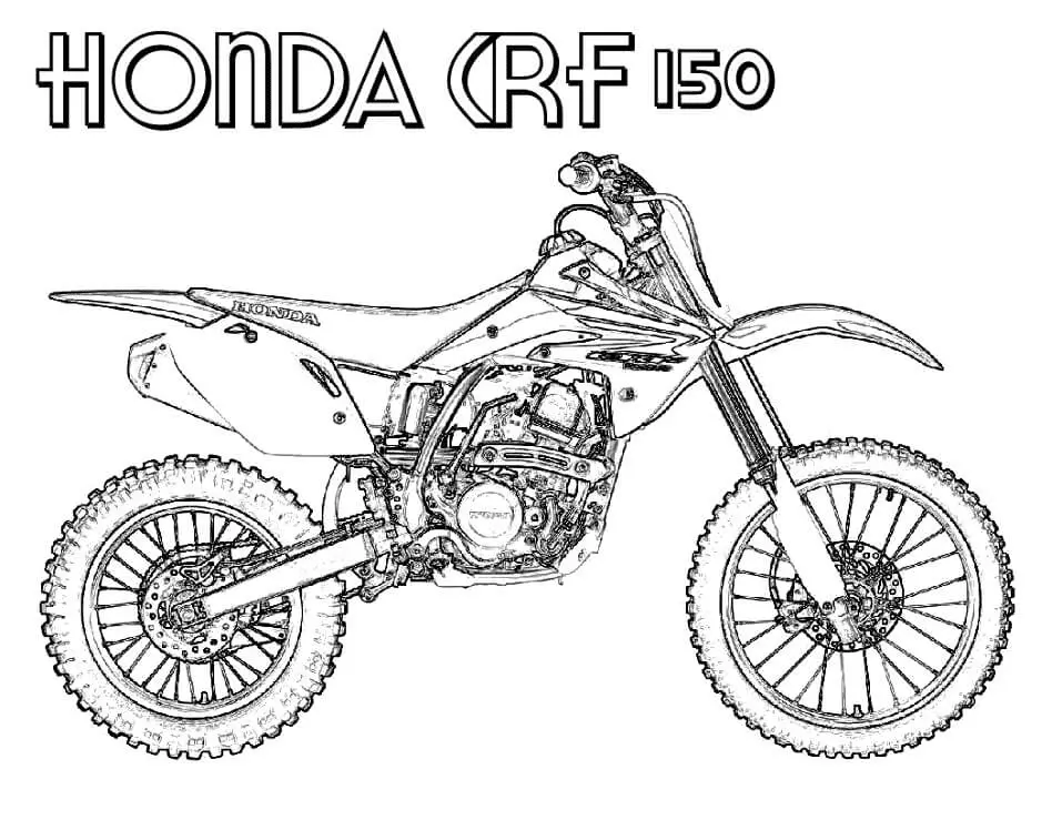 Dirt Bike Coloring Pages 37