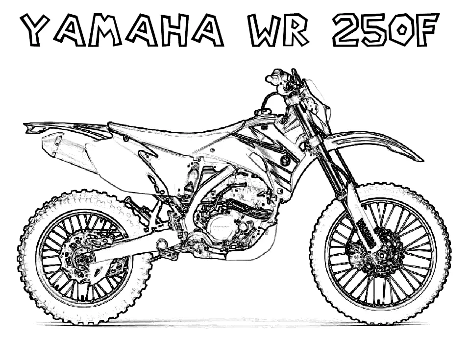 Dirt Bike Coloring Pages 38