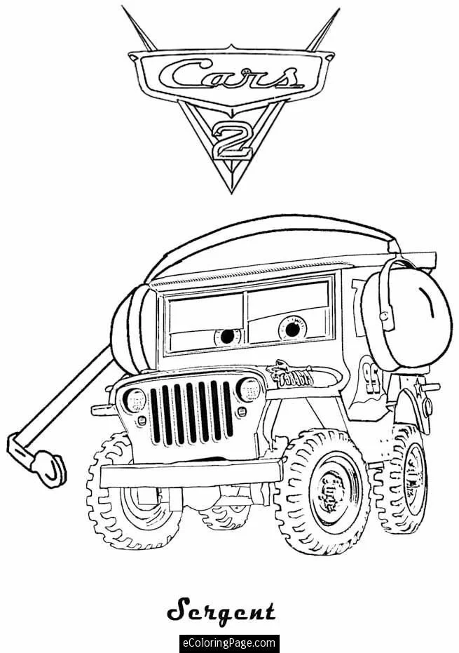 Disney Cars Coloring Pages 17