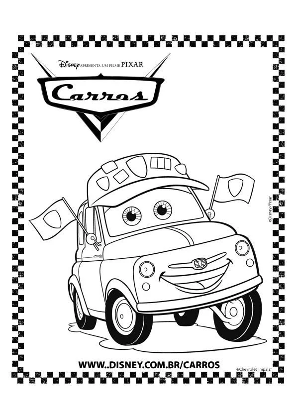 Disney Cars Coloring Pages 25