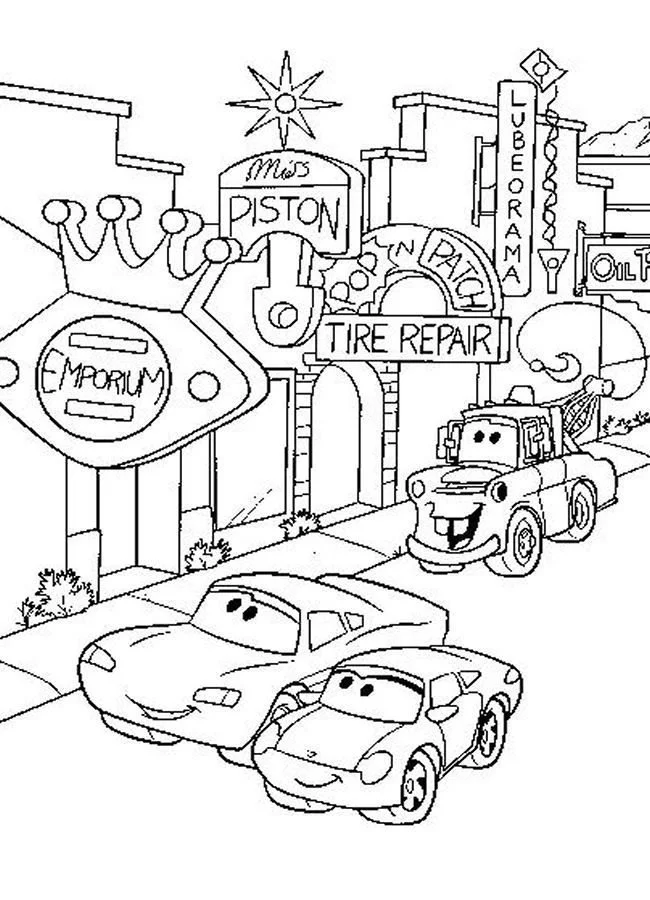 Disney Cars Coloring Pages 26