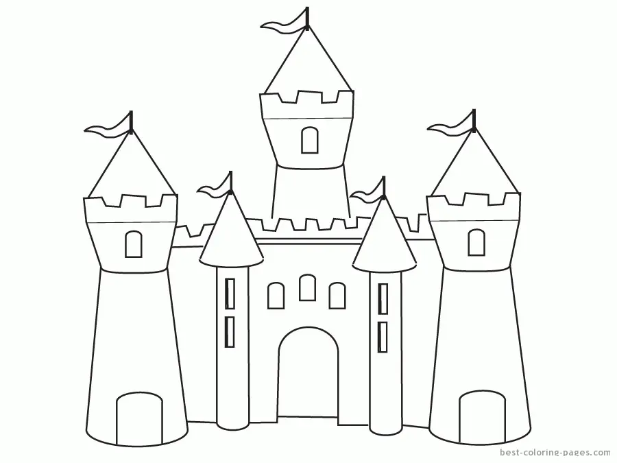 Disney Schloss Ausmalbilder 13