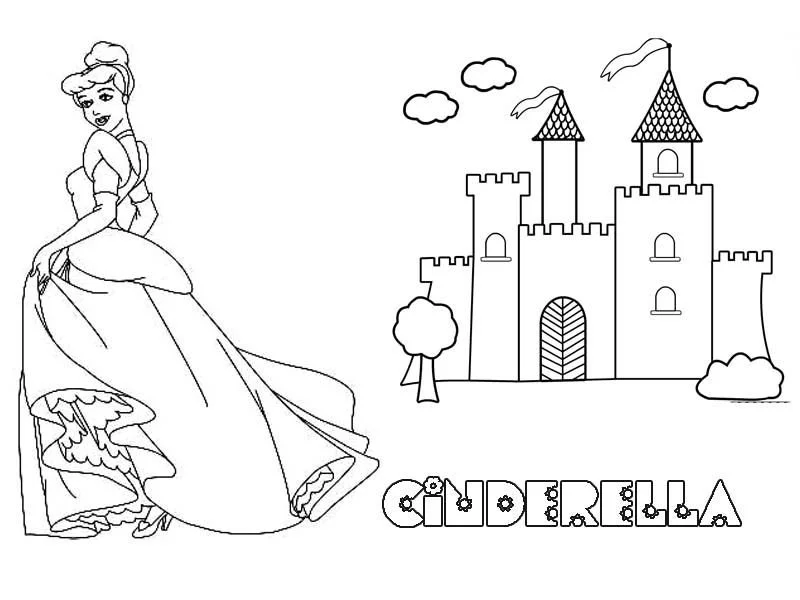 Disney Schloss Ausmalbilder 17