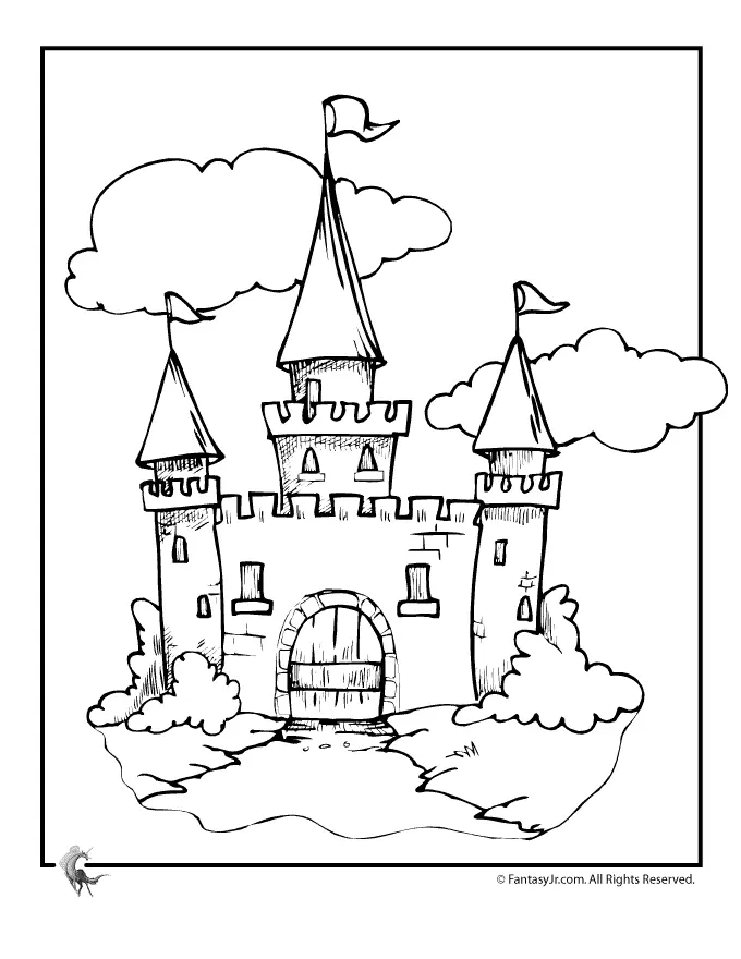 Disney Schloss Ausmalbilder 19