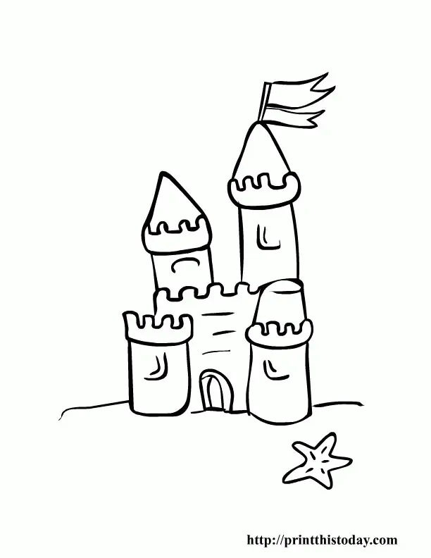 Disney Schloss Ausmalbilder 23