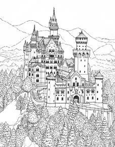 Disney Schloss Ausmalbilder 4