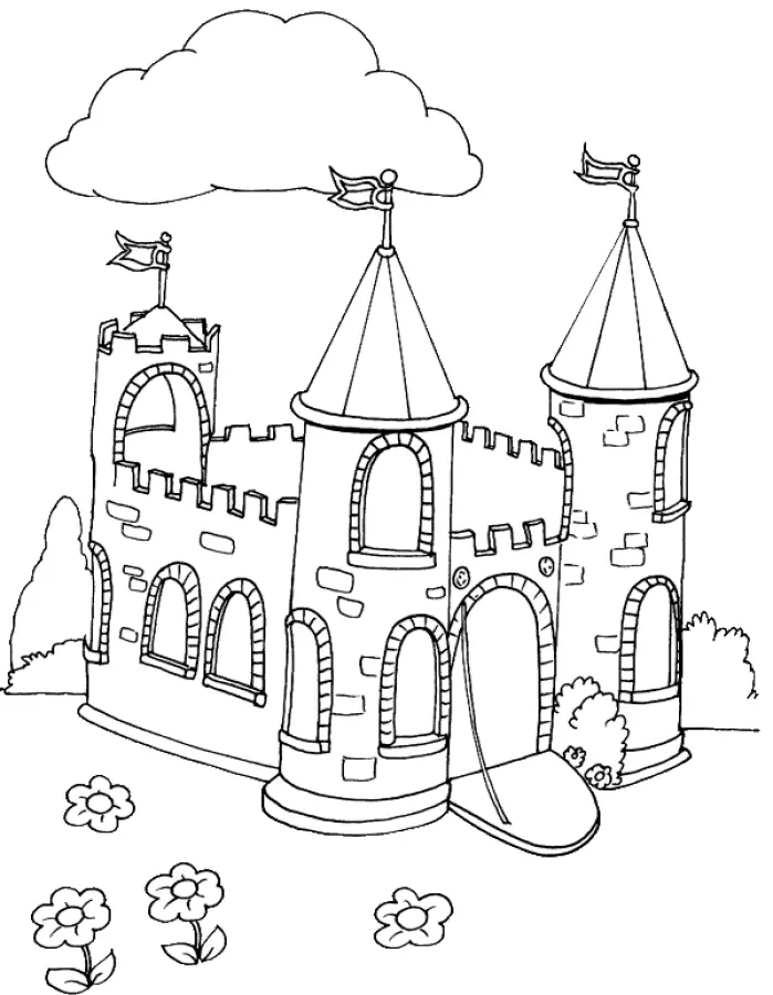 Disney Schloss Ausmalbilder 6