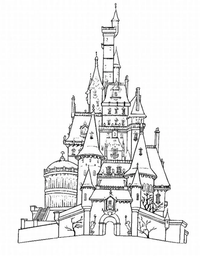Disney Schloss Ausmalbilder 8