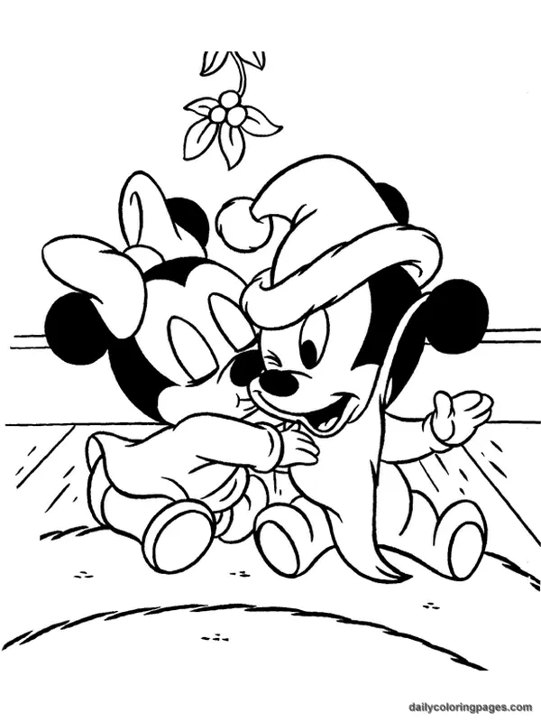 Disney Christmas Coloring Pages 14