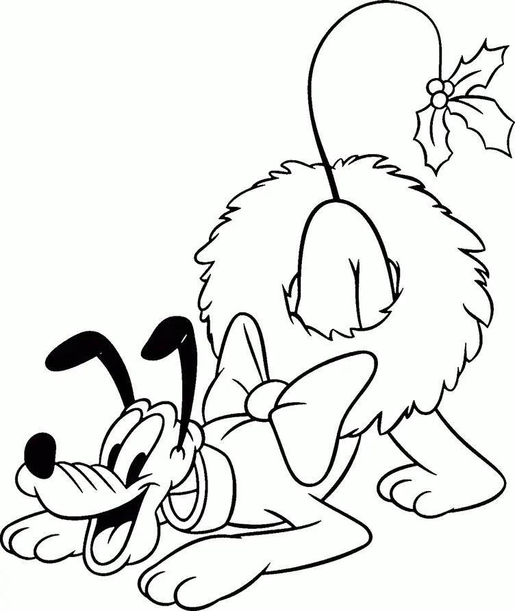 Disney Christmas Coloring Pages 18