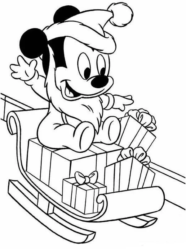 Disney Christmas Coloring Pages 39