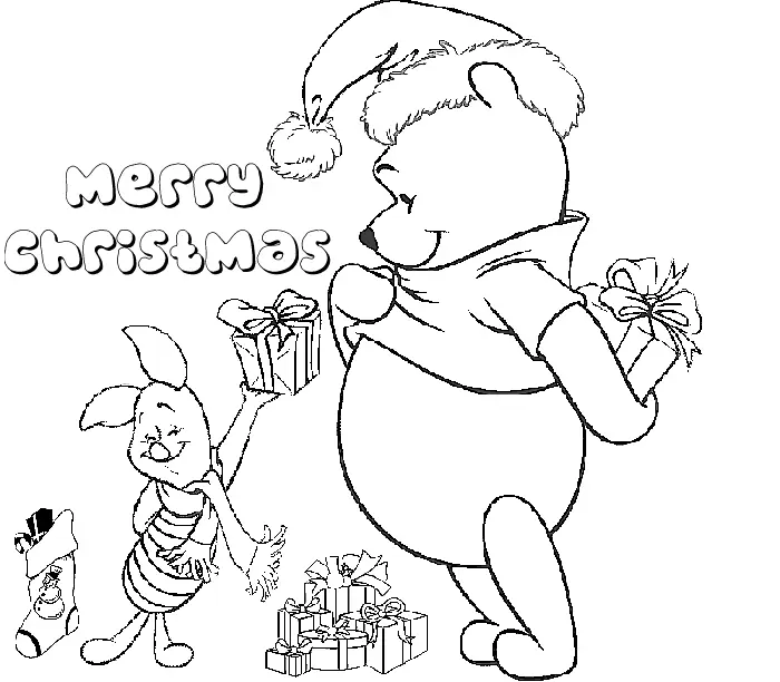 Disney Christmas Coloring Pages 41