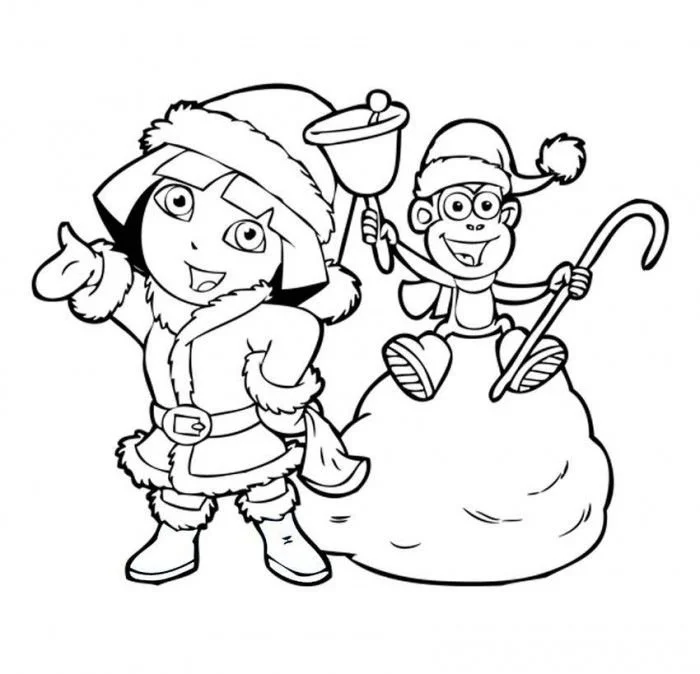Disney Christmas Coloring Pages 42