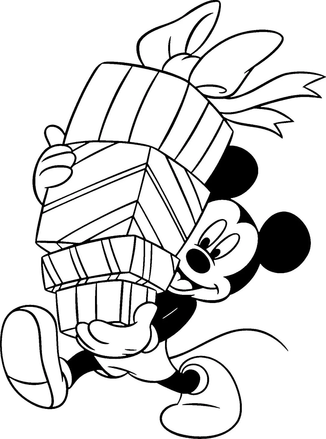 Disney Christmas Coloring Pages 45