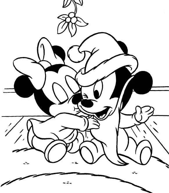Disney Christmas Coloring Pages 54
