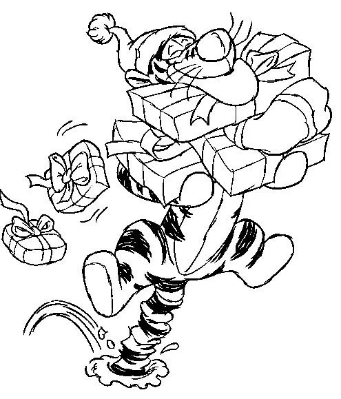 Disney Christmas Coloring Pages 57