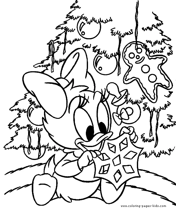 Disney Christmas Coloring Pages 62