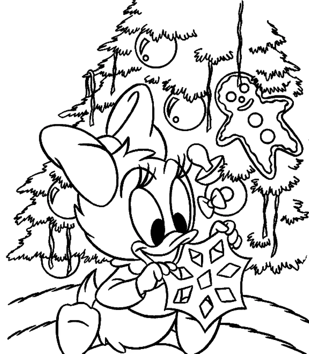 Disney Christmas Coloring Pages 9