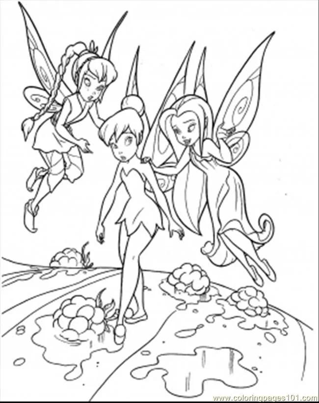 Disney Fairies Coloring Pages 10