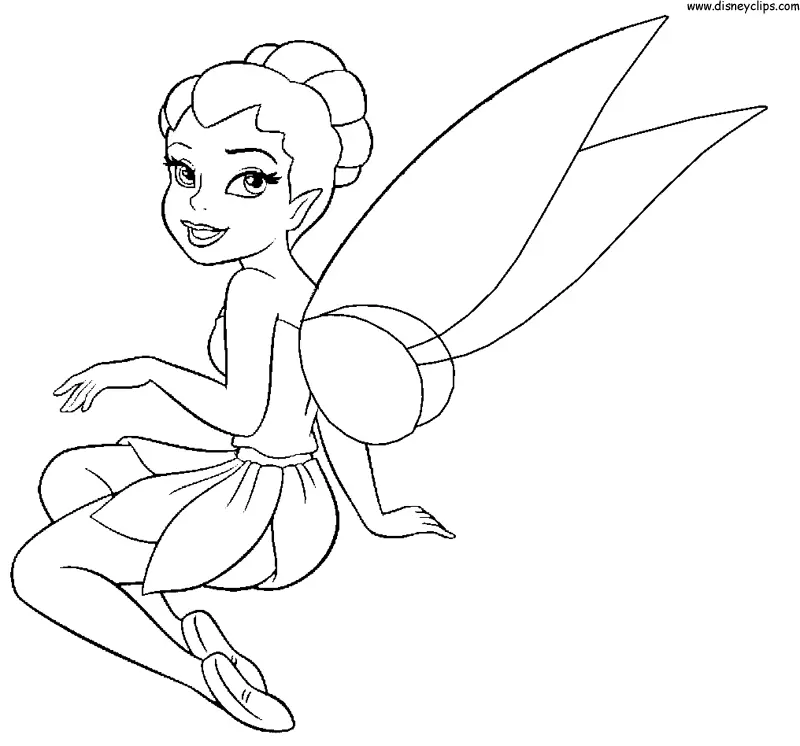 Disney Fairies Coloring Pages 15