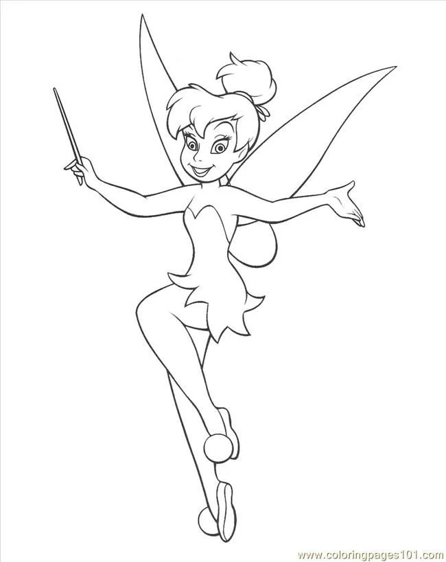 Disney Fairies Coloring Pages 16
