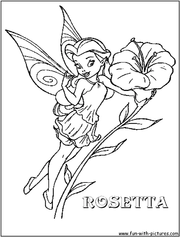 Disney Fairies Coloring Pages 19