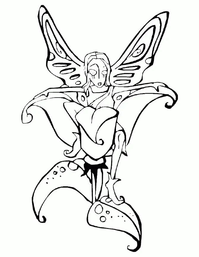 Disney Fairies Coloring Pages 21