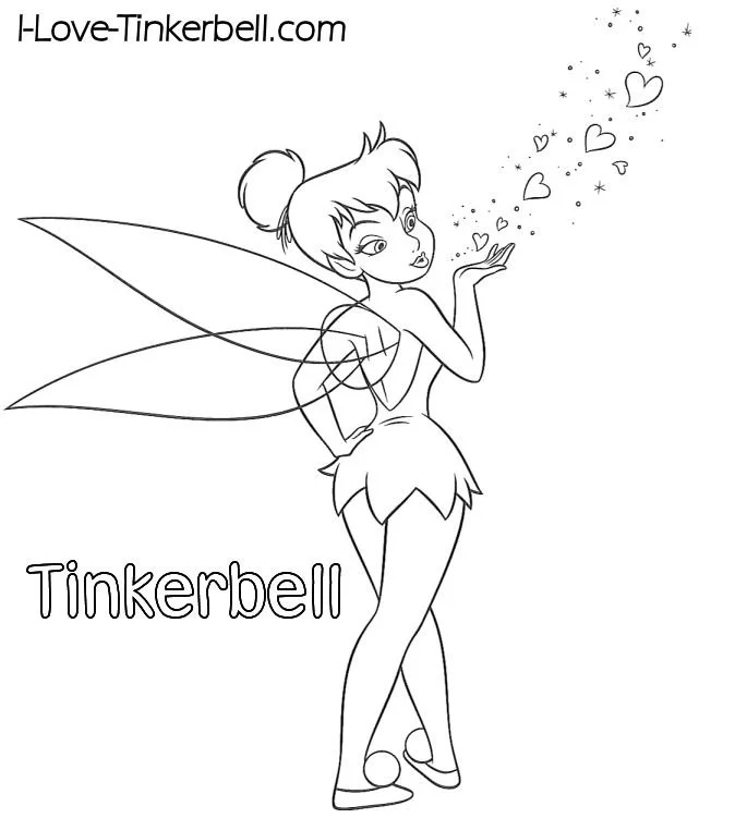 Disney Fairies Coloring Pages 24