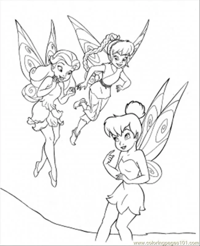 Disney Fairies Coloring Pages 28