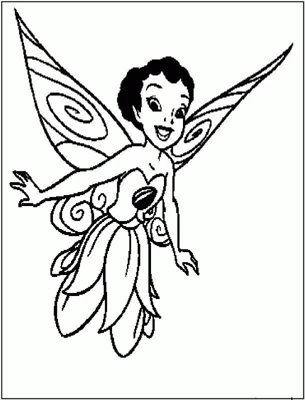 Disney Fairies Coloring Pages 32