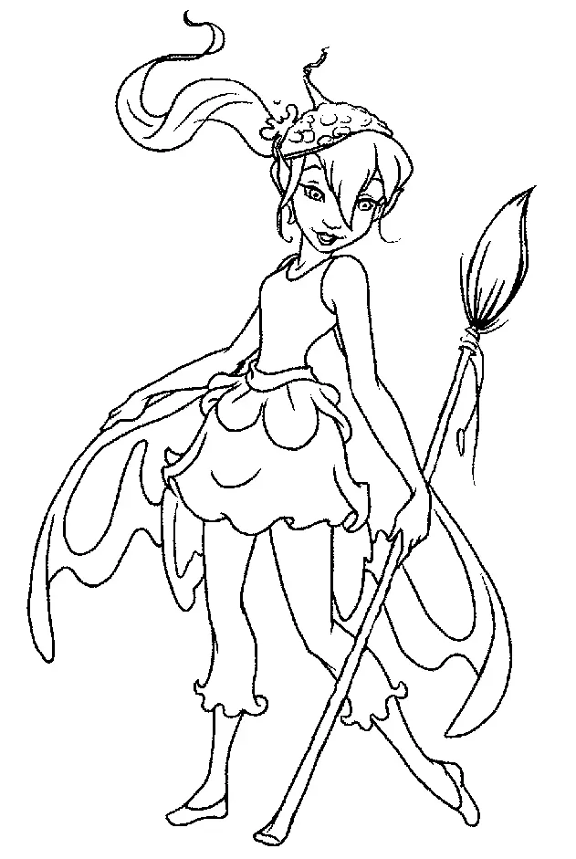 Disney Fairies Coloring Pages 35