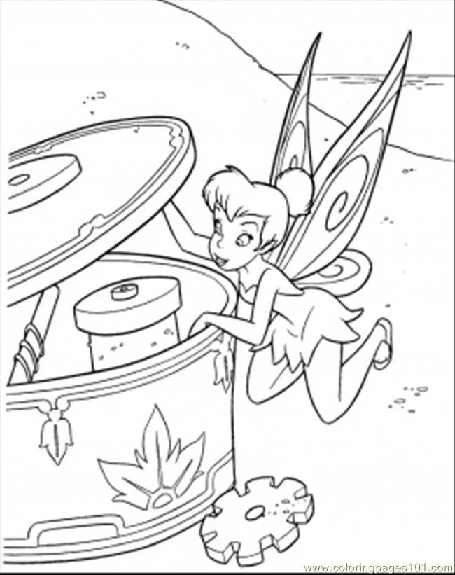Disney Fairies Coloring Pages 36
